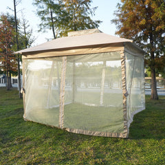 FUNG YARD Outdoor Pop-up Gazebo Tent With Netting