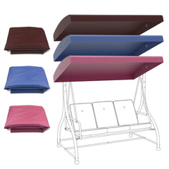 FUNG YARD Outdoor Seating 3 Person Porch Swing Chair Replacement Canopy