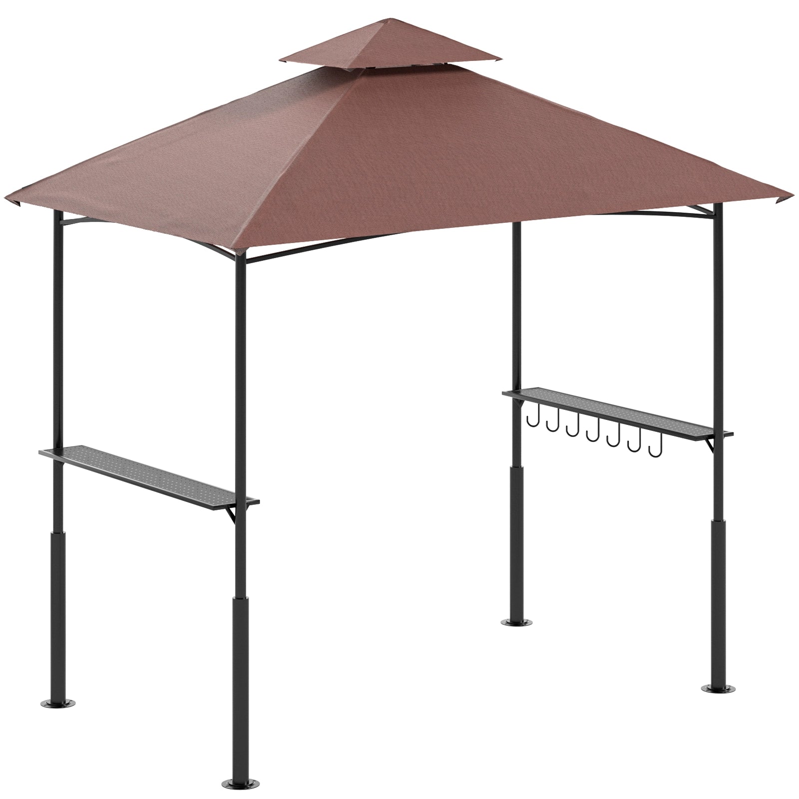 FUNG YARD 8' × 5' Outdoor Grill Gazebo for Barbecue