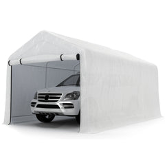 FUNG YARD 10' × 17' Outdoor Carport Heavy Duty Car Canopy